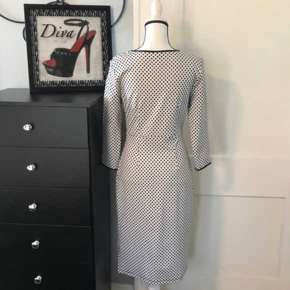 I ❤️ Robson Black White Cut our Dress Sz M - Picture 4 of 8